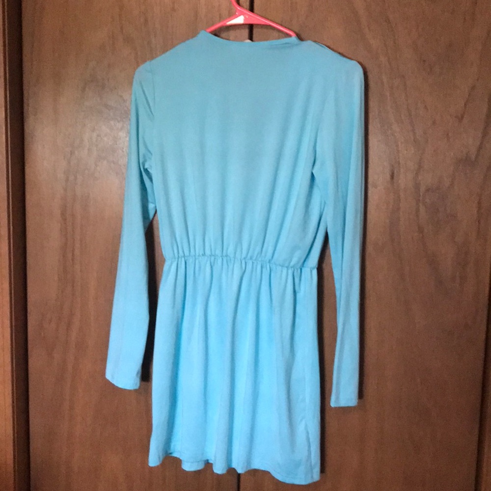 Tobi long sleeve plunge neckline dress - Picture 2 of 4